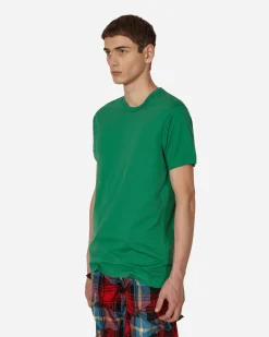 Comme Des Garçons Shirt T-Shirts^Rear Logo T-Shirt Green