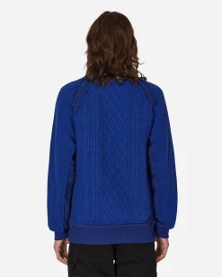 Undercoverism Knitwear^Rebuild Crewneck Sweater Blue