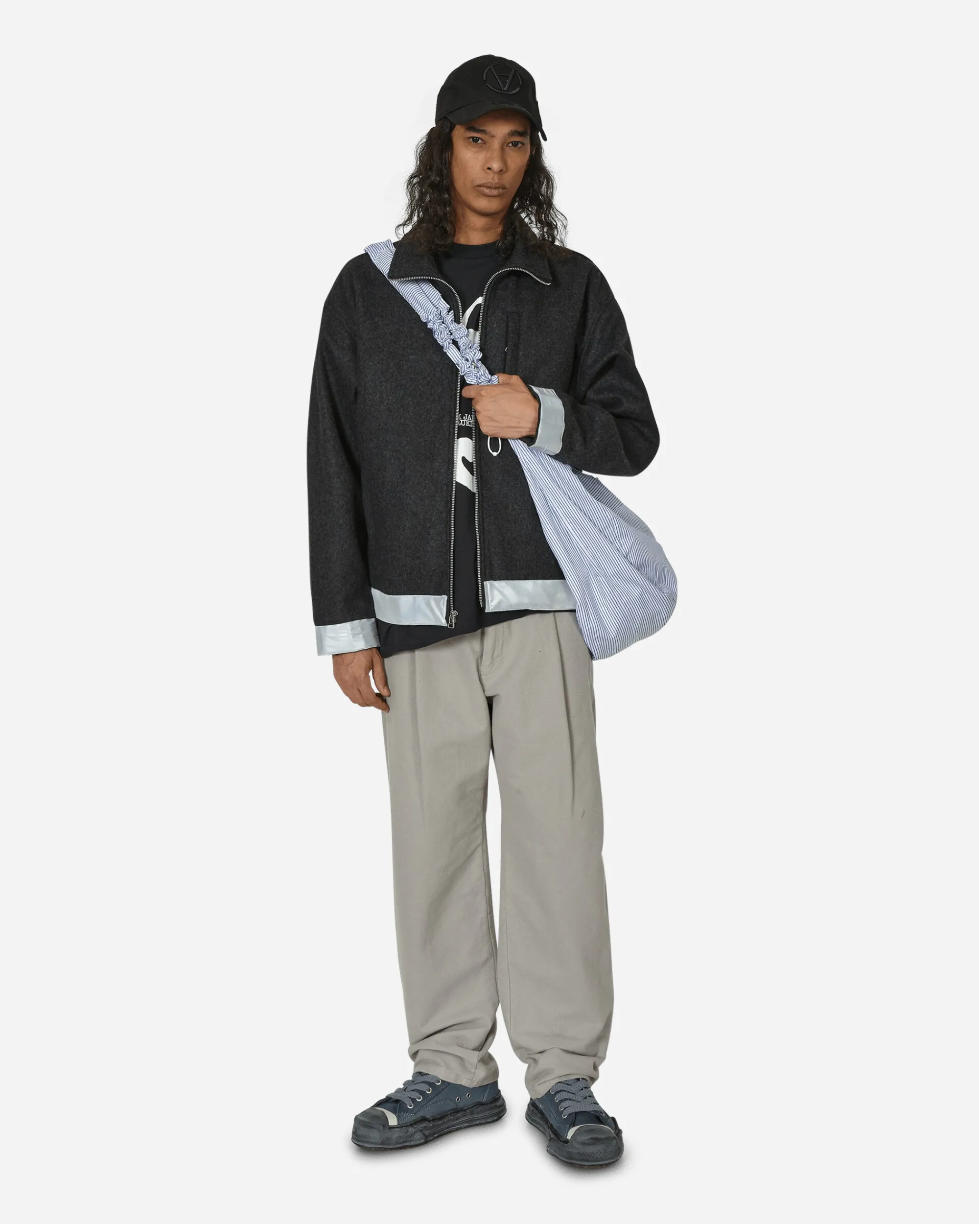 Cav Empt Coats And Jackets^Reflect Wool Zip Jacket Charcoal