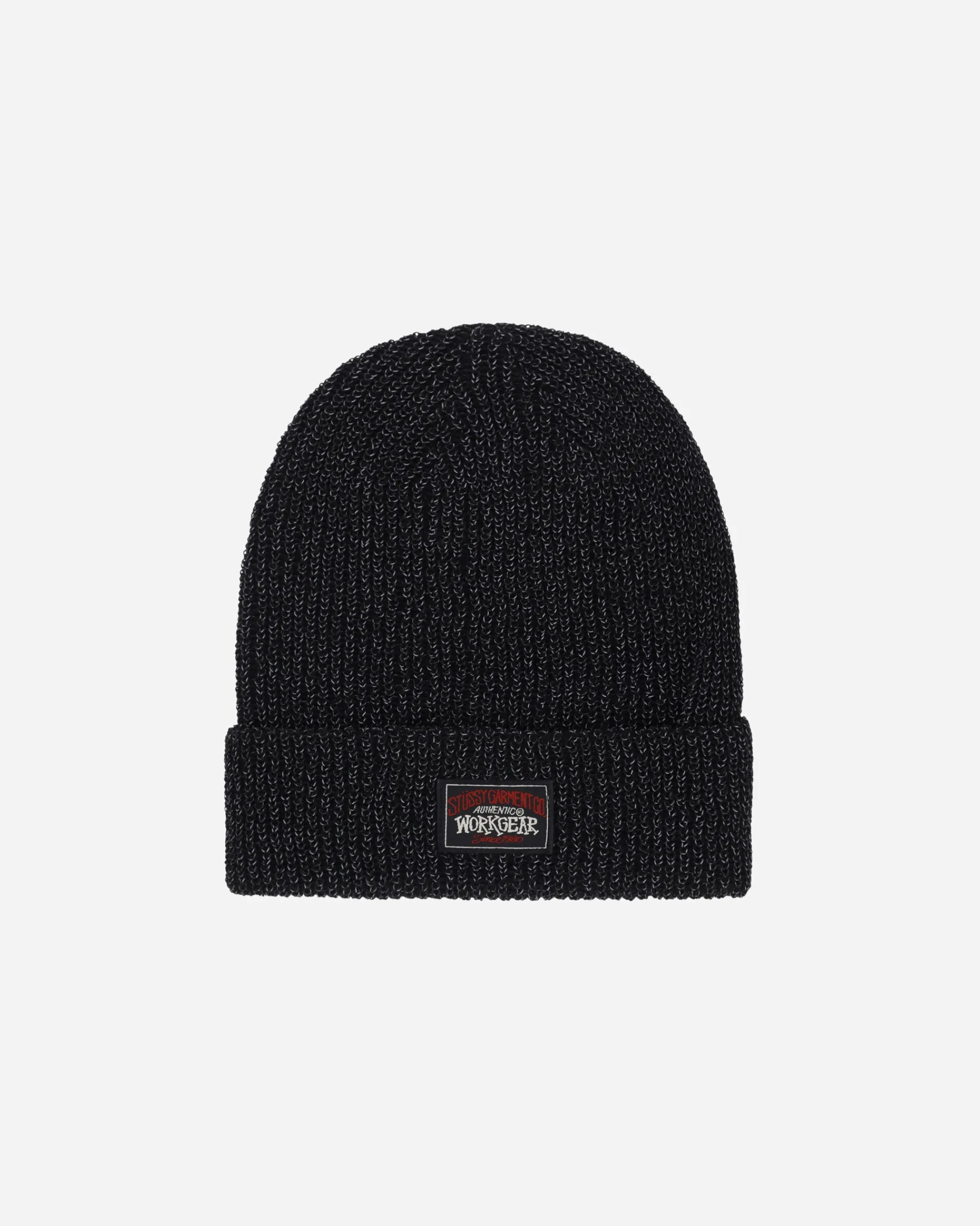 Stüssy Hats|Hats^Reflective Yarn Cuff Beanie Black