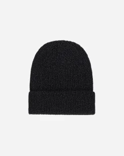 Stüssy Hats|Hats^Reflective Yarn Cuff Beanie Black