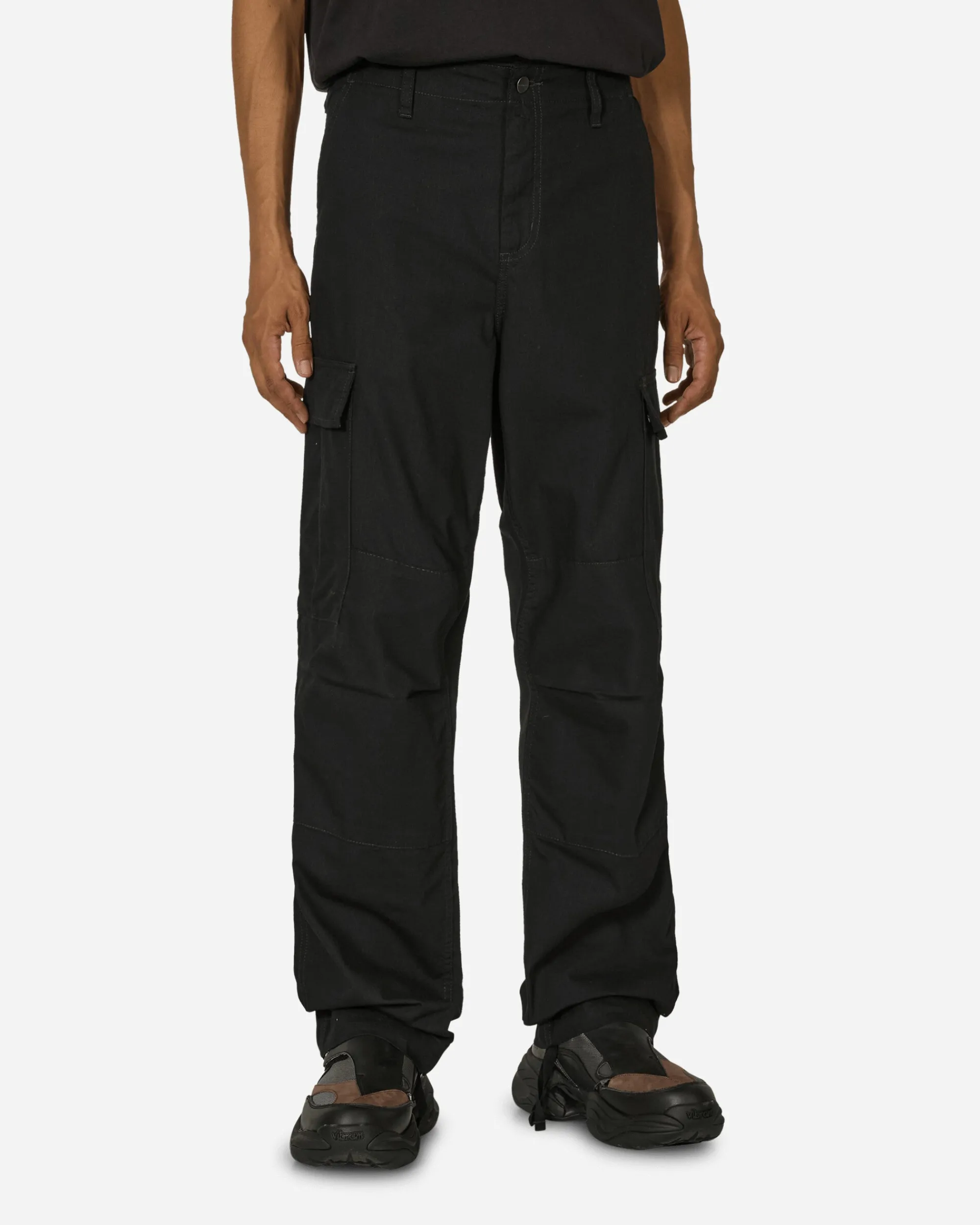 Carhartt WIP Pants^Regular Cargo Pants Black (Rinsed)