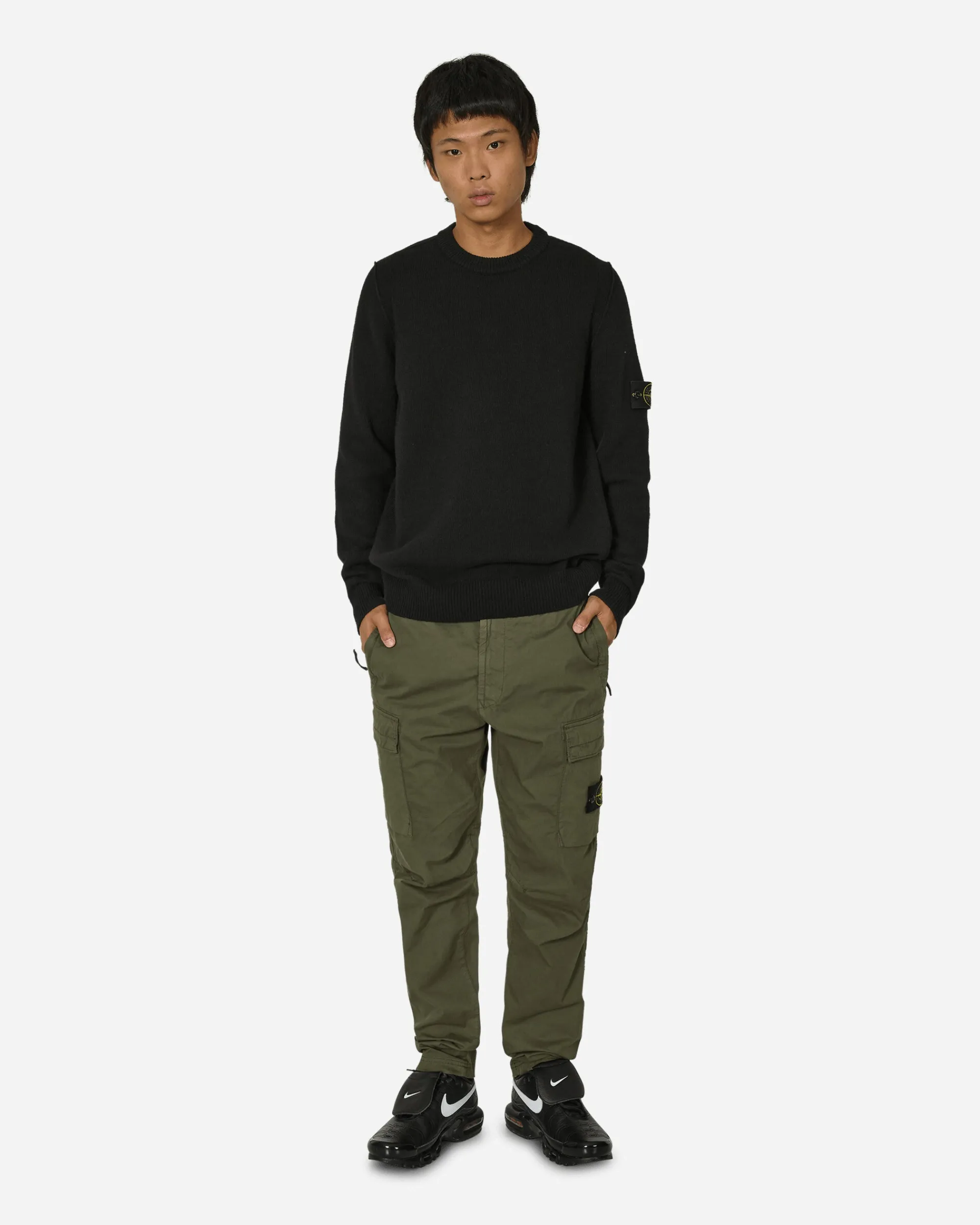 Stone Island Pants^Regular Tapered Cargo Trousers Musk