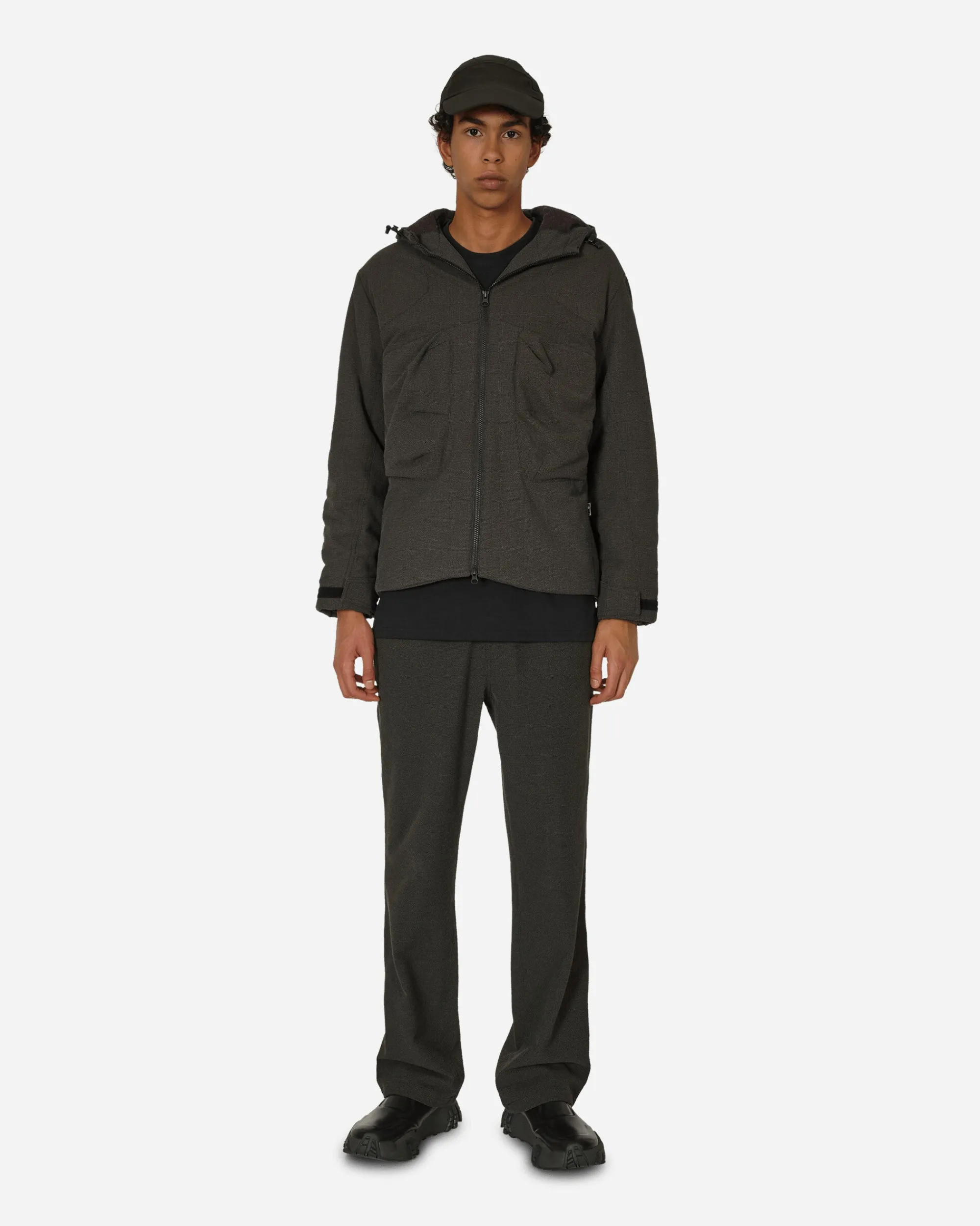 GR10K Coats And Jackets^Rescue Padded Jacket Asphalt Black