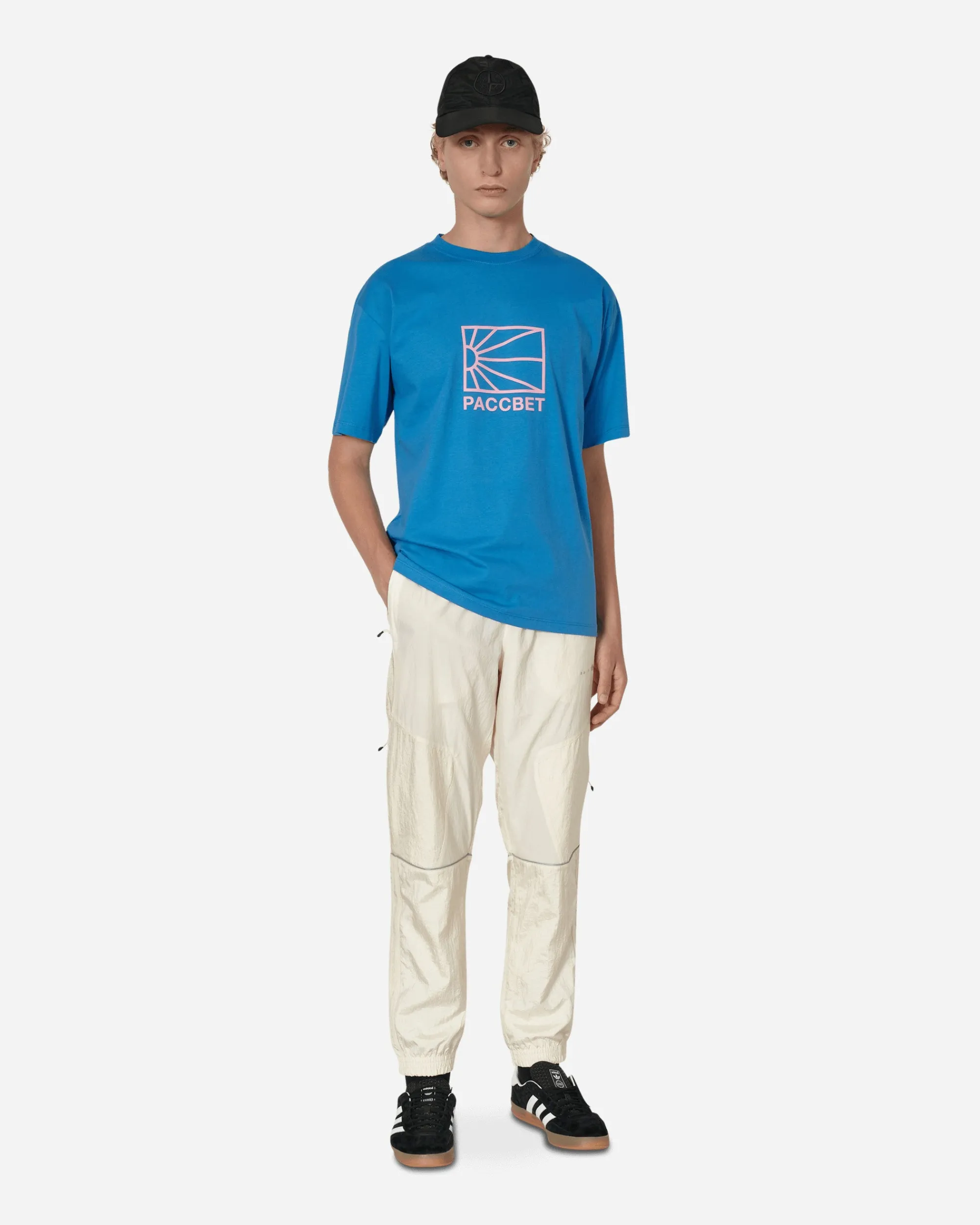 adidas Pants^Reveal Material Mix Track Pants White