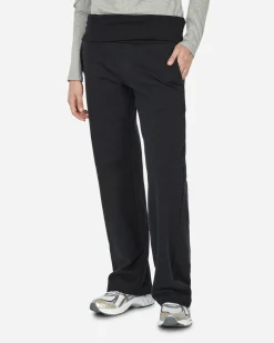 Mainline:RUS/Fr.CA/DE Pants^Rib Waistband Sweatpants Black