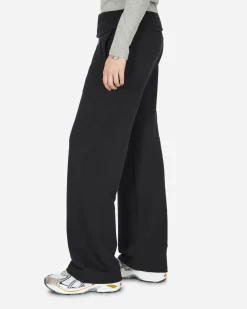 Mainline:RUS/Fr.CA/DE Pants^Rib Waistband Sweatpants Black