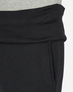 Mainline:RUS/Fr.CA/DE Pants^Rib Waistband Sweatpants Black