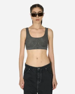 Diesel Underwear^Ribbed Bralette Grey