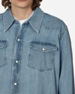 Our Legacy Shirts^Rider Wash Denim Frontier Shirt Blue