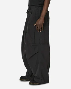 KAPITAL Pants^Rip Stop Jumbo Cargo Pants Black