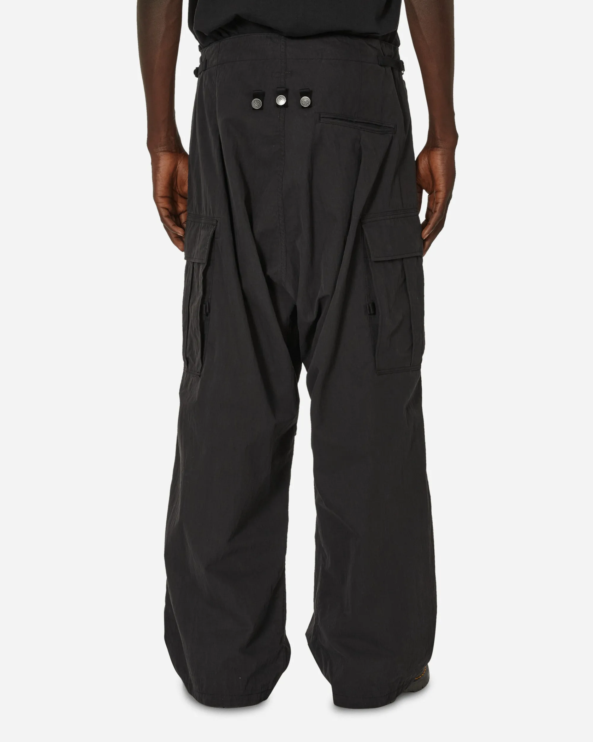KAPITAL Pants^Rip Stop Jumbo Cargo Pants Black