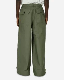 sacai Pants^Rip Stop Pants Khaki