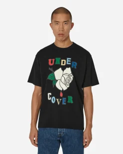Undercover T-Shirts^Rose T-Shirt Black