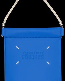 Maison Margiela Tech And Audio^Rubber Leather Phone Case Blue