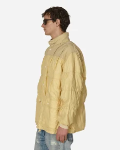 Our Legacy Coats And Jackets^Rubberized Nylon Exhaust Puffa Jacket Cream