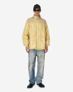 Our Legacy Coats And Jackets^Rubberized Nylon Exhaust Puffa Jacket Cream