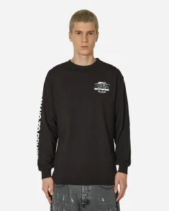 L.I.E.S. Records T-Shirts^Runaway Trance DJ Longsleeve T-Shirt Black