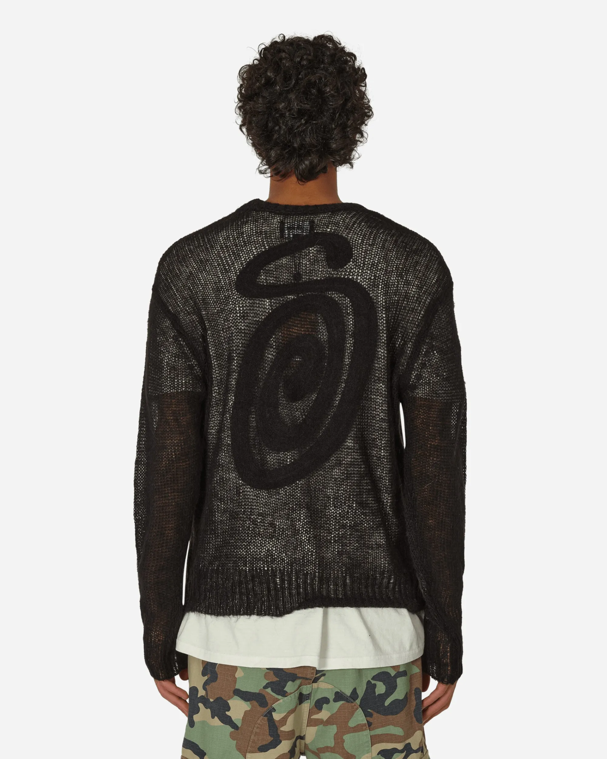 Stüssy Knitwear^S Loose Knit Sweater Black