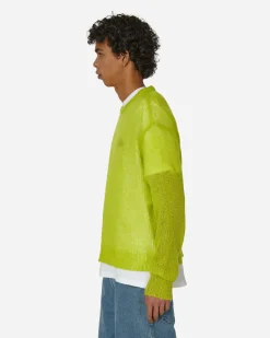 Stüssy Knitwear^S Loose Knit Sweater Lime