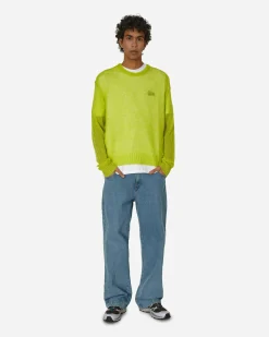 Stüssy Knitwear^S Loose Knit Sweater Lime
