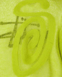 Stüssy Knitwear^S Loose Knit Sweater Lime