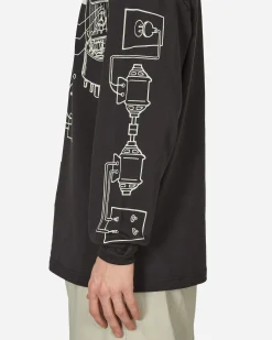 The Trilogy Tapes T-Shirts^Sad Longsleeve T-Shirt Black