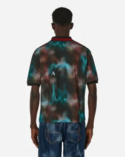 Ahluwalia T-Shirts^Sahara Short Sleeve Polo Multicolor