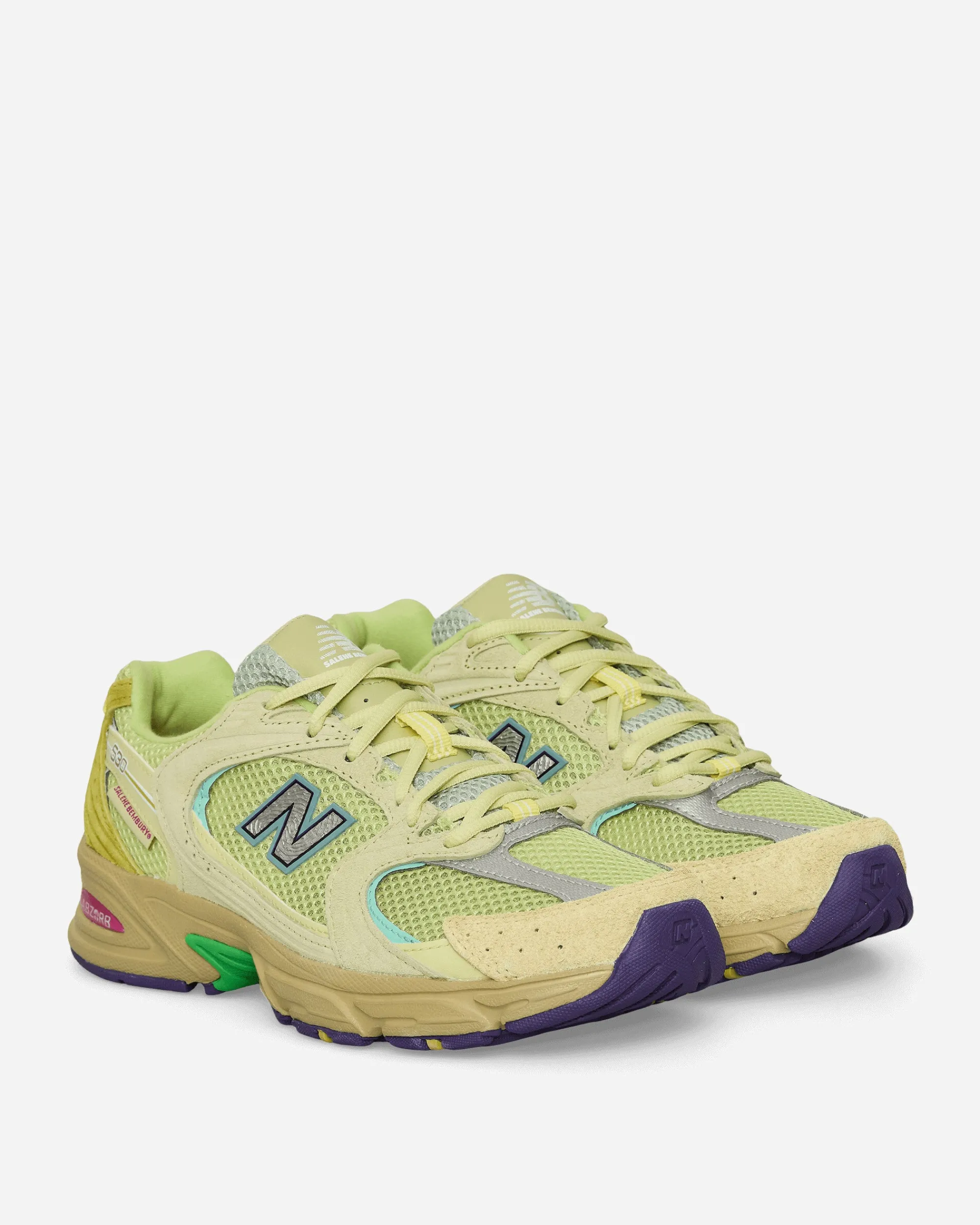 New Balance Sneakers·Low|Sneakers^Salehe Brembury 530 Sneakers Dusty Yellow / Celery Green