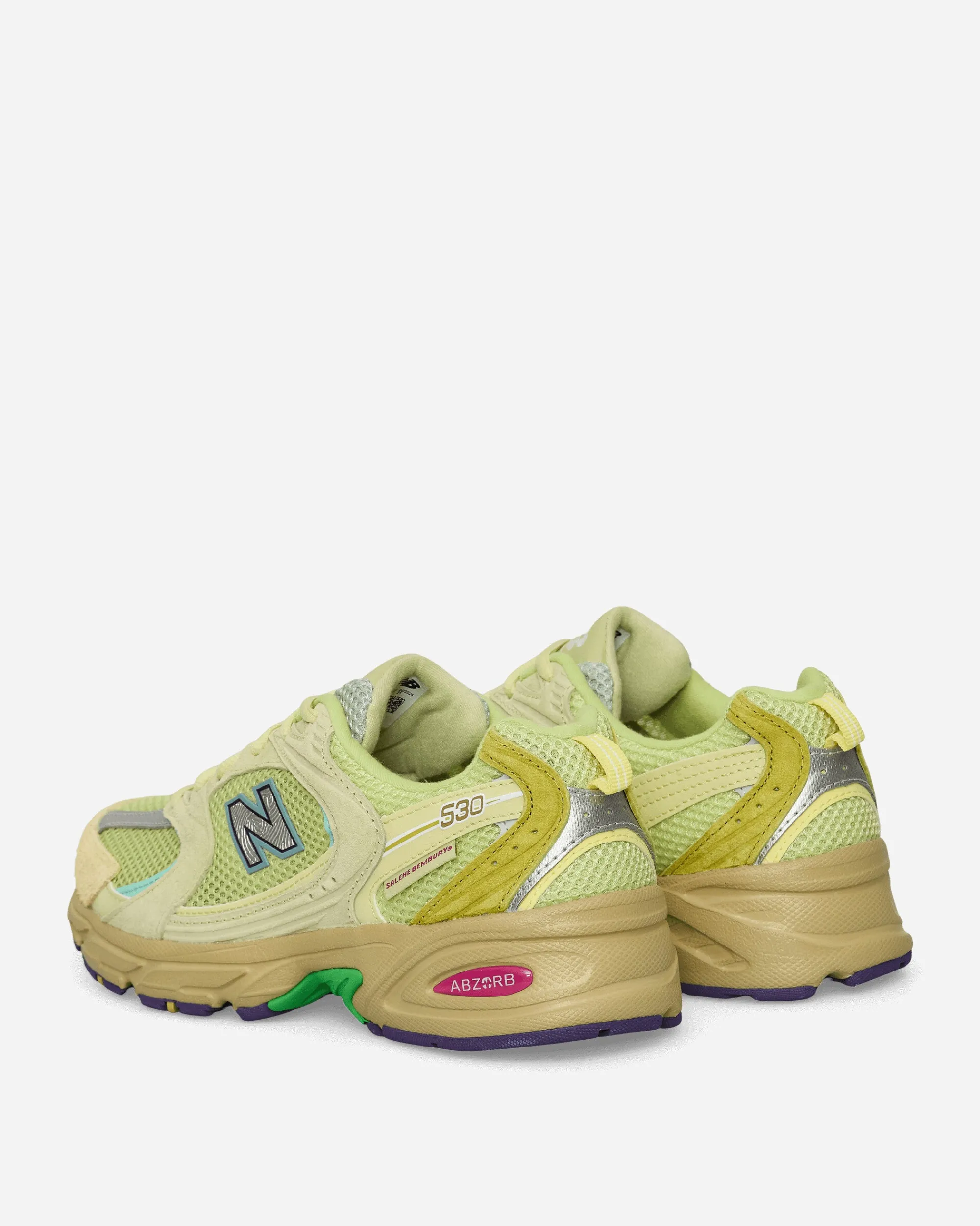 New Balance Sneakers·Low|Sneakers^Salehe Brembury 530 Sneakers Dusty Yellow / Celery Green