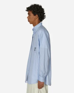 Sky High Farm Shirts^Samira Nasr Striped Shirt Blue