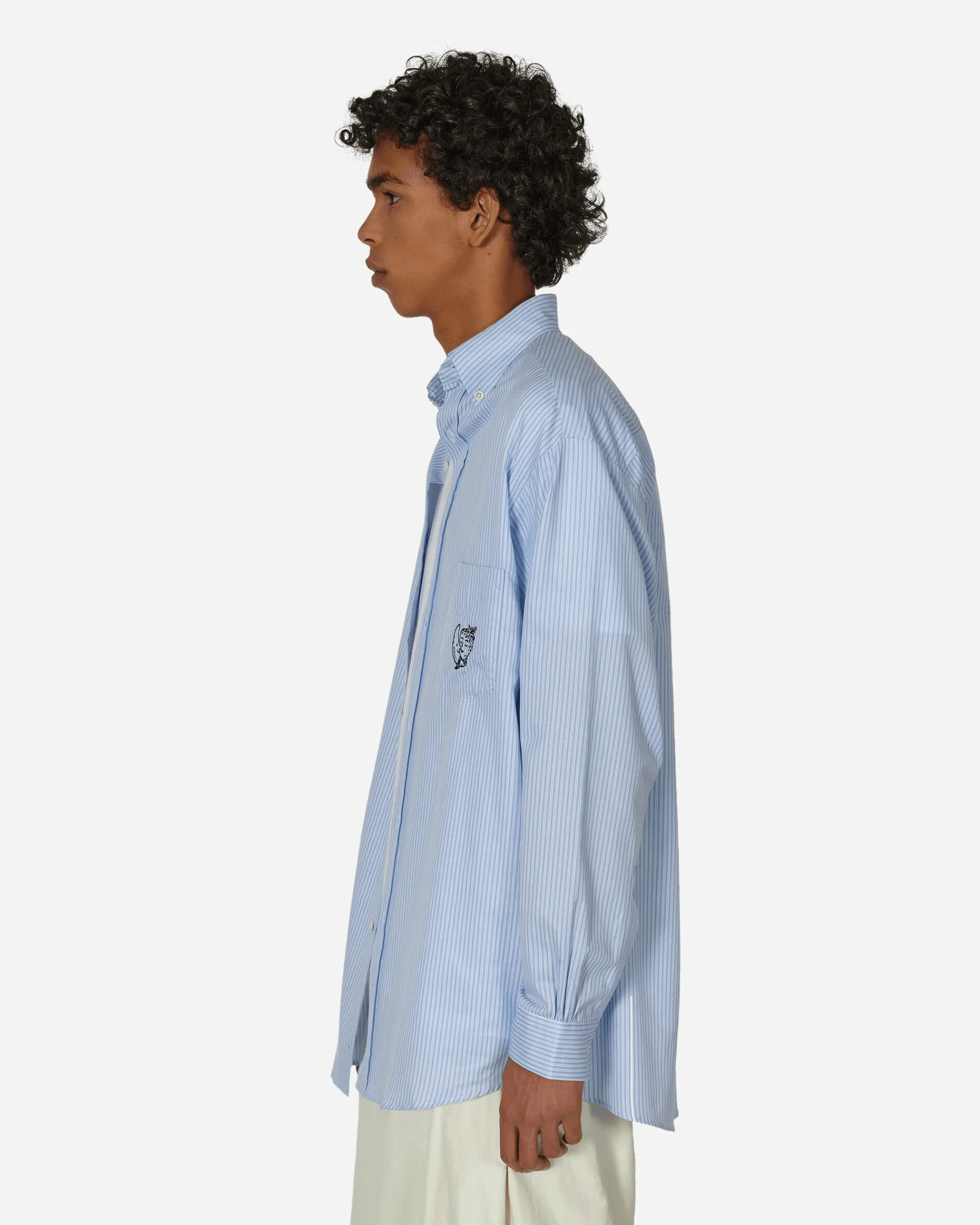 Sky High Farm Shirts^Samira Nasr Striped Shirt Blue