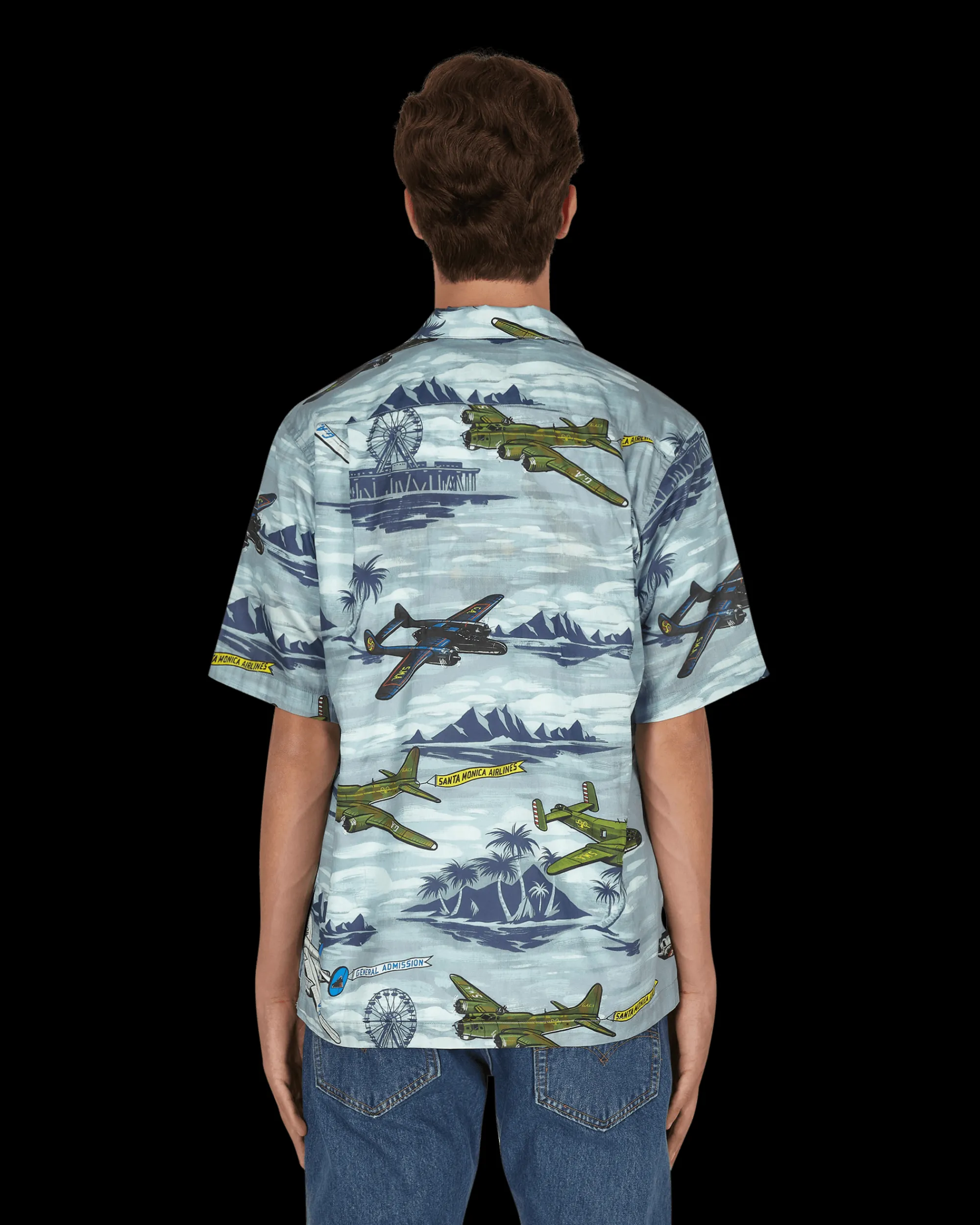 General Admission Shirts^Santa Monica Airlines Bomber Plane Shirt Multicolor