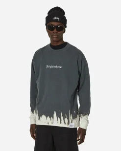 Neighborhood T-Shirts^Savage Longsleeve T-Shirt Black
