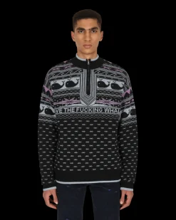 Phipps Knitwear^Save the Whales Sweater Black