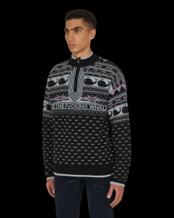Phipps Knitwear^Save the Whales Sweater Black