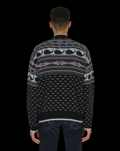 Phipps Knitwear^Save the Whales Sweater Black