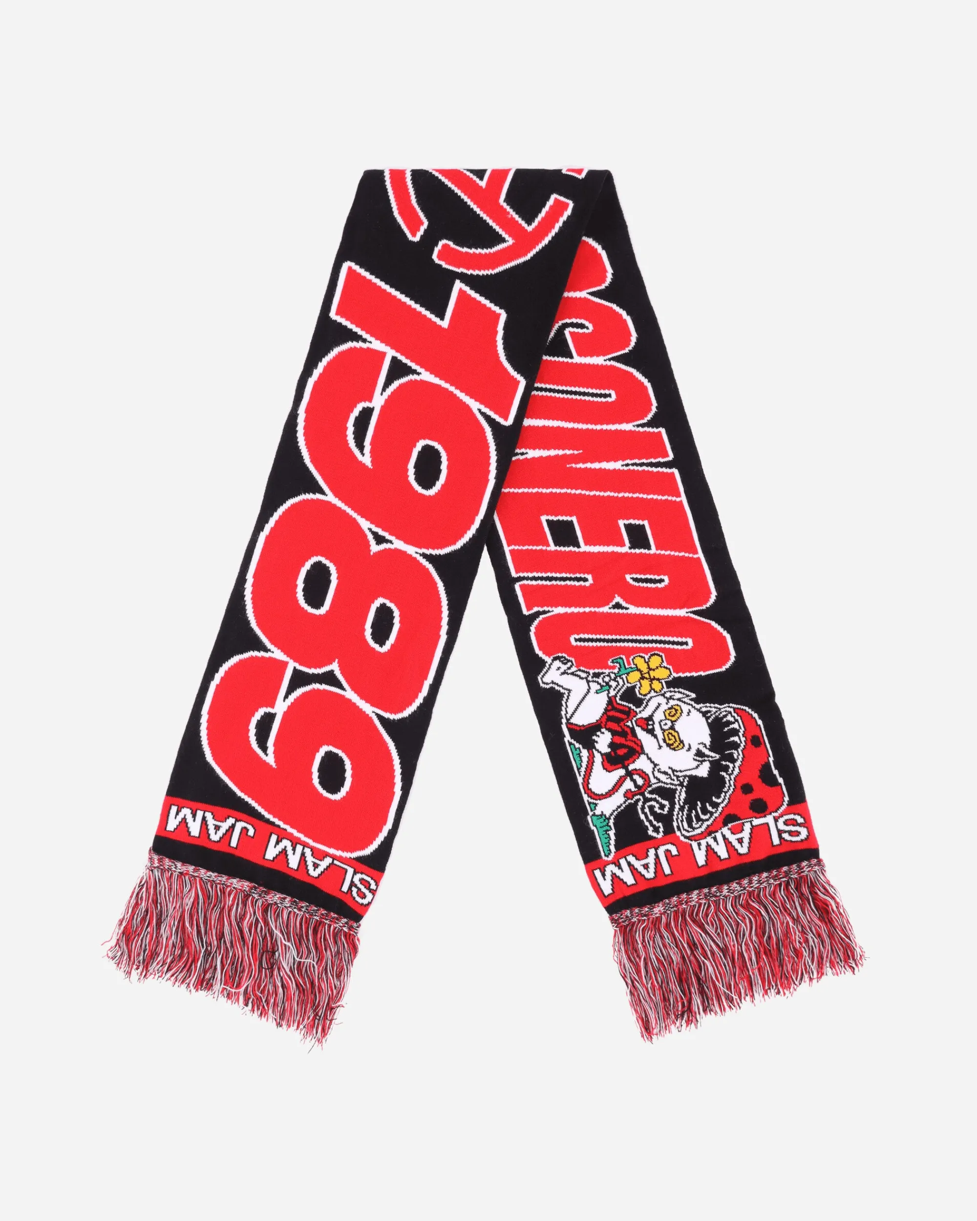 Slam Jam Gloves And Scarves|Gloves And Scarves^Sballo Rossonero Fan Scarf Black / Red