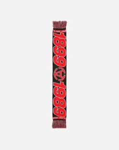 Slam Jam Gloves And Scarves|Gloves And Scarves^Sballo Rossonero Fan Scarf Black / Red