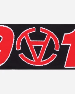 Slam Jam Gloves And Scarves|Gloves And Scarves^Sballo Rossonero Fan Scarf Black / Red
