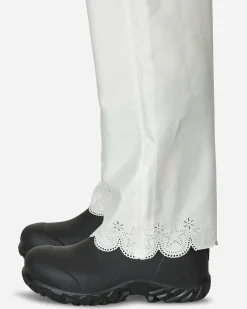 Sky High Farm Pants^Scalloped Pantalettes White