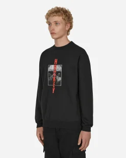 Hockey Sweatshirts^Scorched Earth Crewneck Sweatshirt Black
