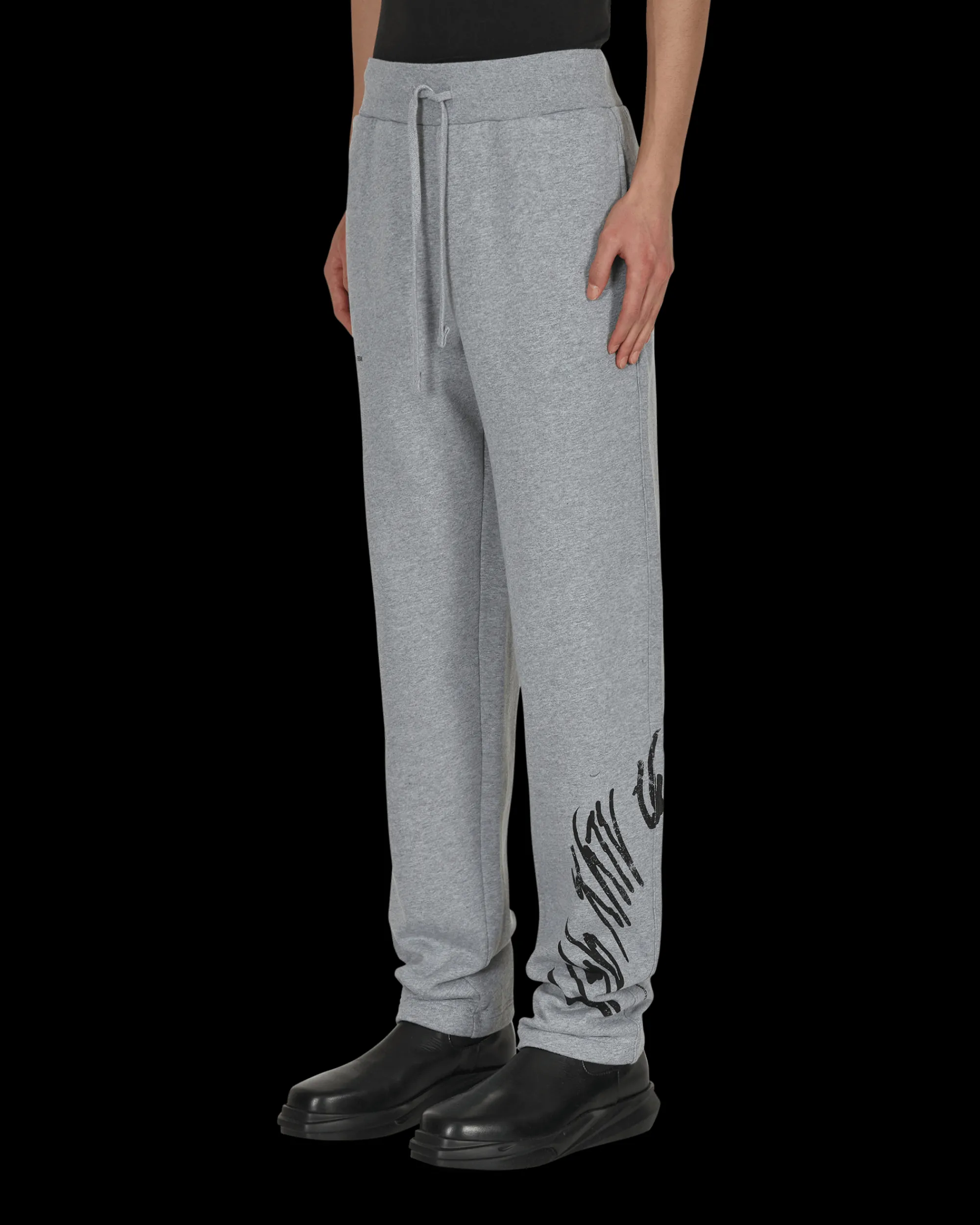 1017 ALYX 9SM Pants^Script Sweatpants Grey
