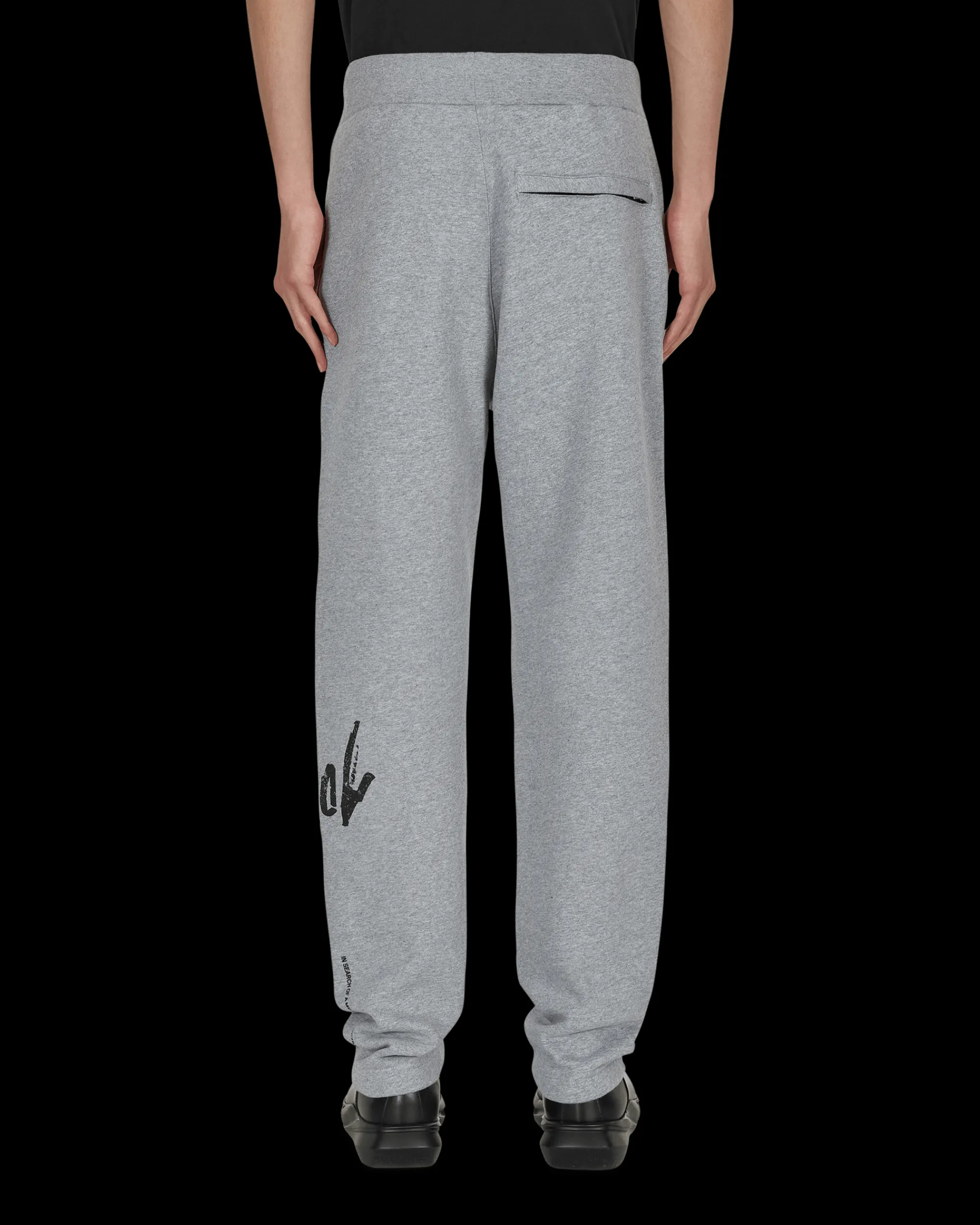1017 ALYX 9SM Pants^Script Sweatpants Grey