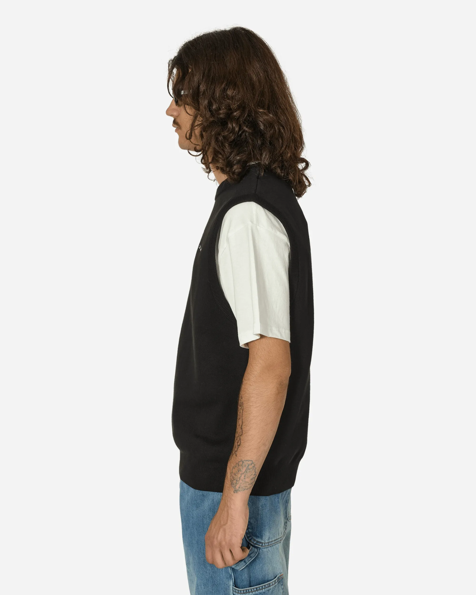 Carhartt WIP Knitwear^Script Vest Black