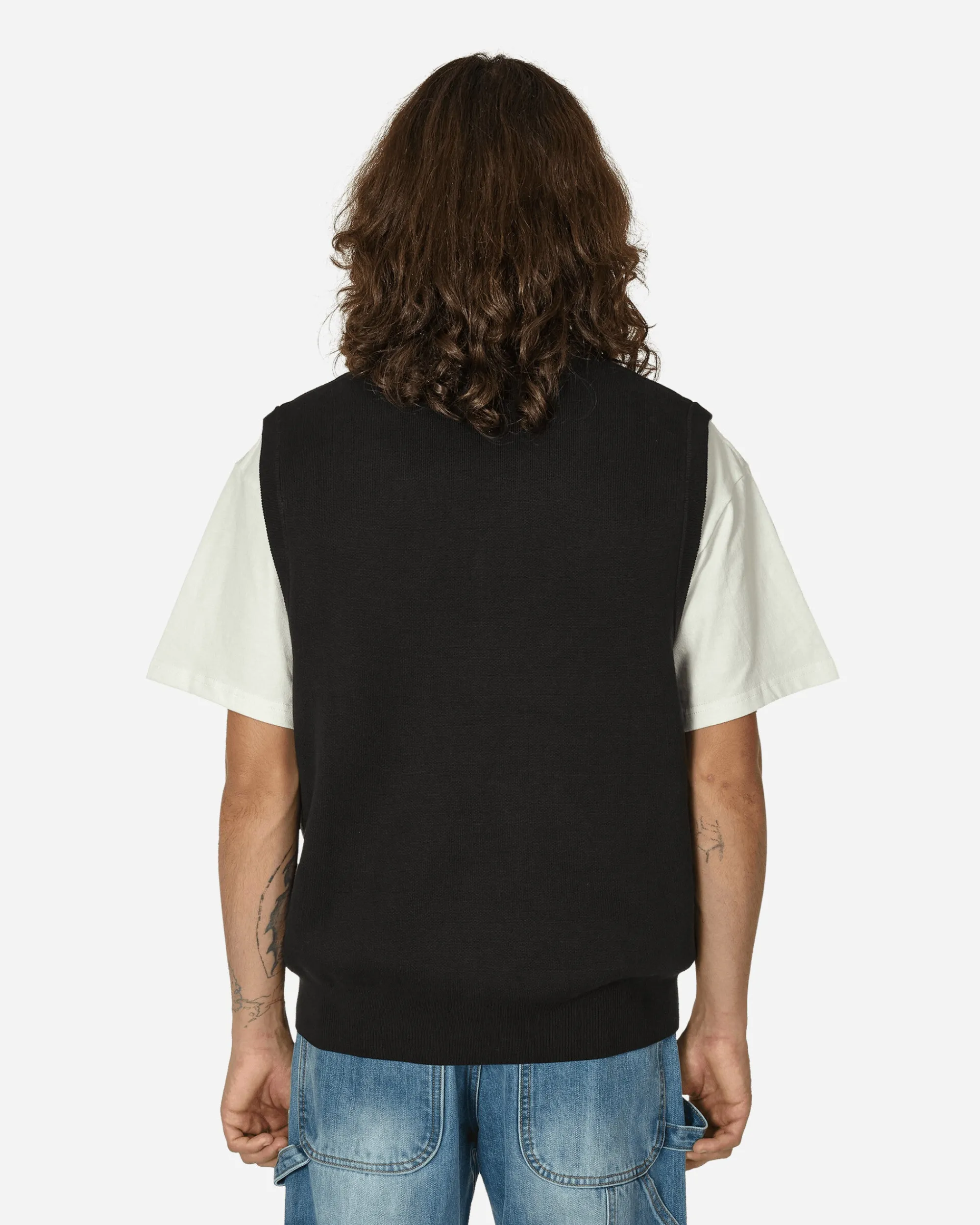 Carhartt WIP Knitwear^Script Vest Black
