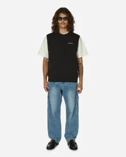 Carhartt WIP Knitwear^Script Vest Black