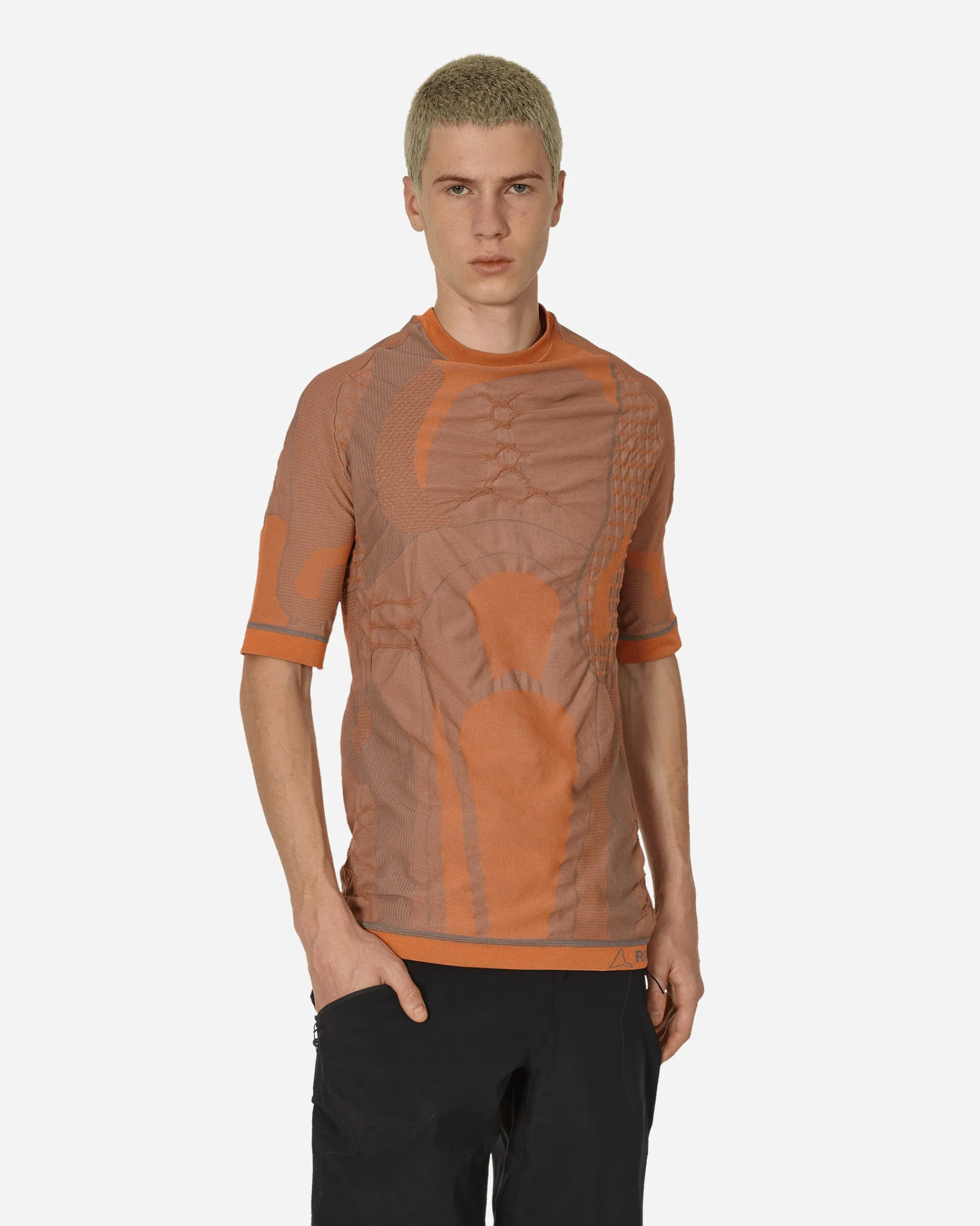 ROA T-Shirts^Seamless Top Orange