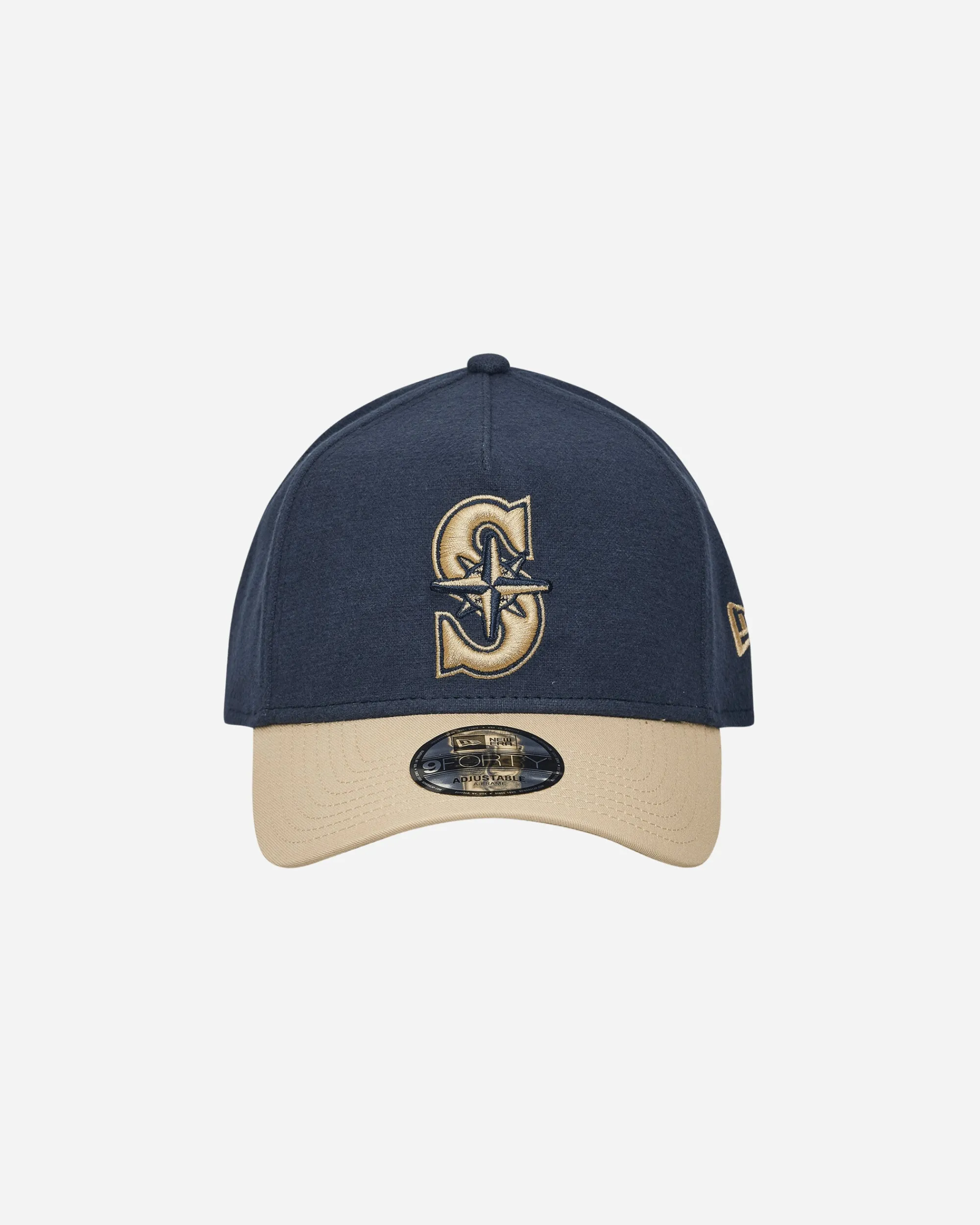 New Era Hats|Hats^Seattle Mariners Moleskin Crown 9FORTY A-Frame Adjustable Cap Navy