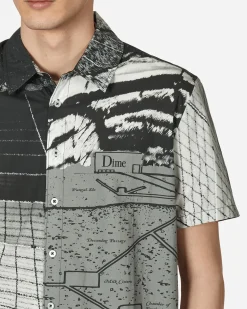 Dime Shirts^Secret Button-Up Shirt Cement